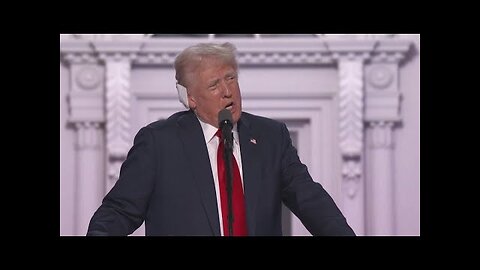 Donald Trump reacts to President Joe Biden dropping out of presidential candidacy