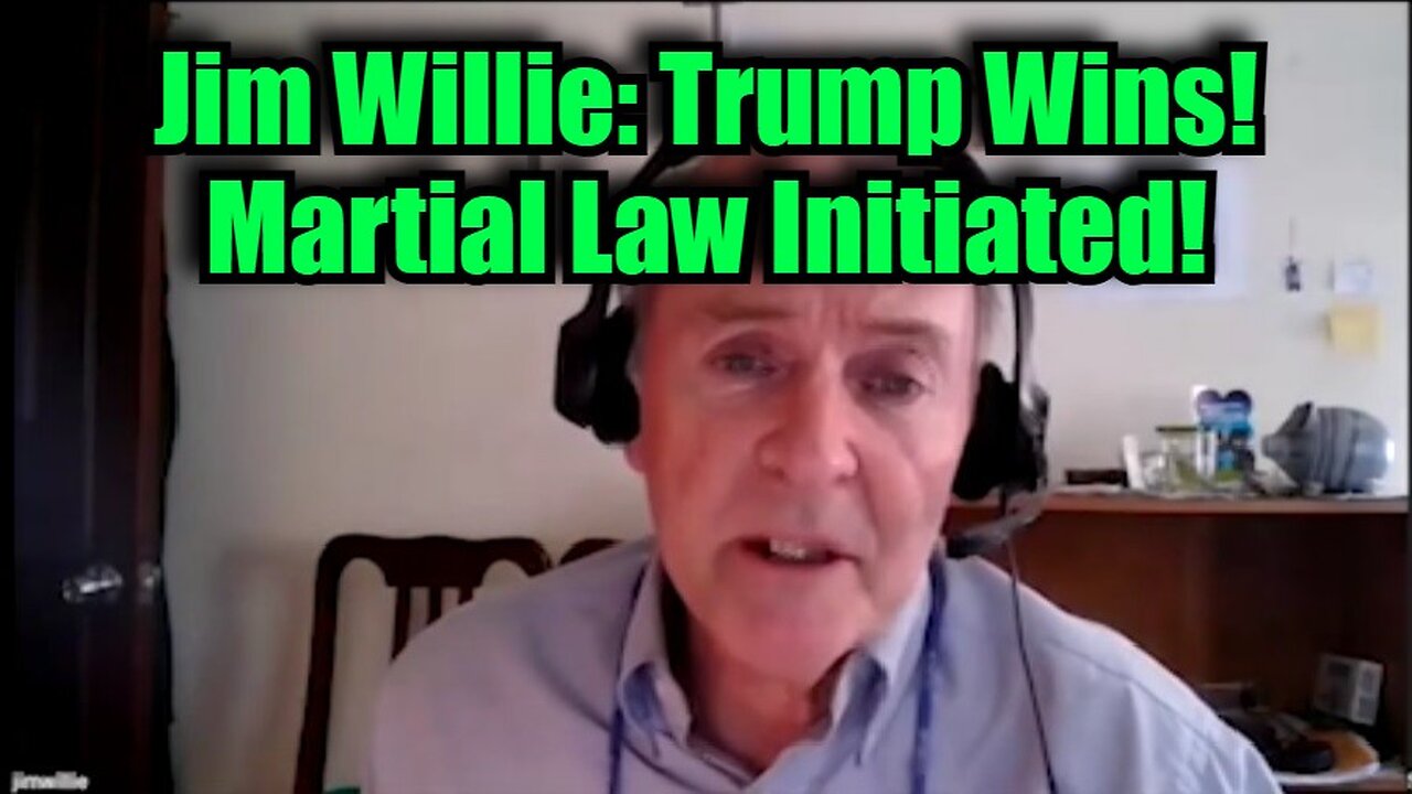 Jim Willie 11/6/24: Trump Wins - Martial Law Initiated!