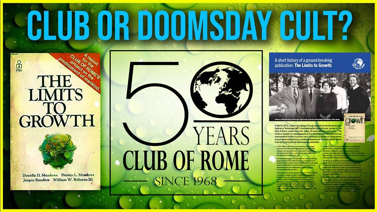 The Club Of Rome Is A Cult Of Doom - Reality Rants With Jason Bermas