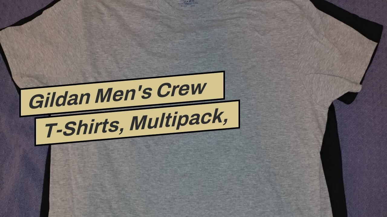 Gildan Men's Crew T-Shirts, Multipack, Style G1100