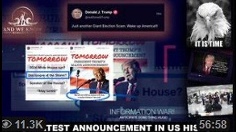 11.15.22- Anticipating TRUMP announcement! AZ STEAL for WORLD to SEE! FTX. DO not be DISCOURAGED!