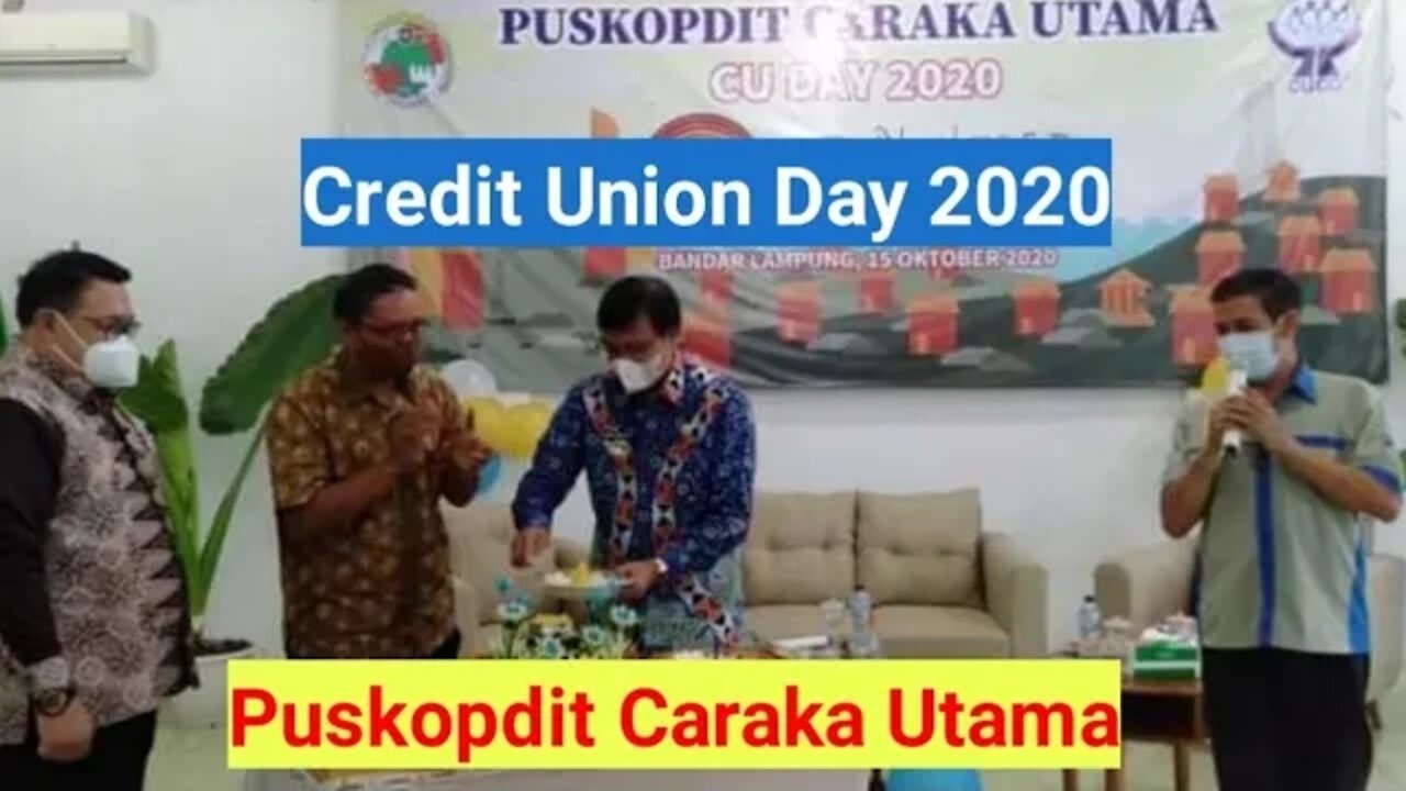 Puskopdit Caraka Utama Lampung Peringati Hari CU Day 2020 Secara Sederhana