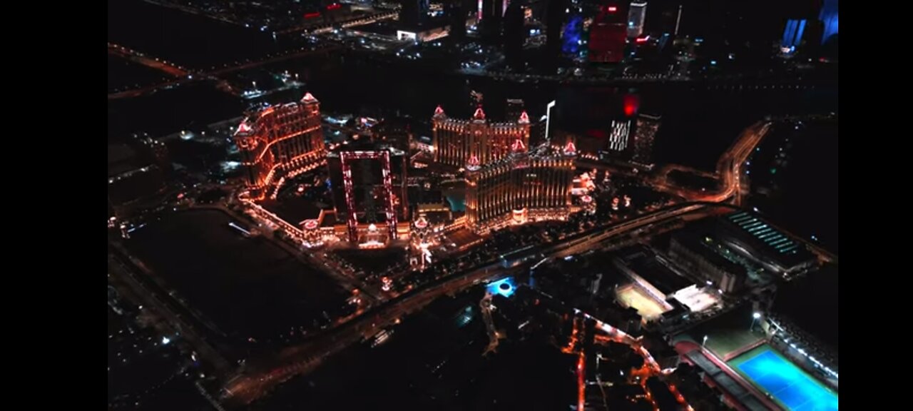 Macau Night street in 8K 2023