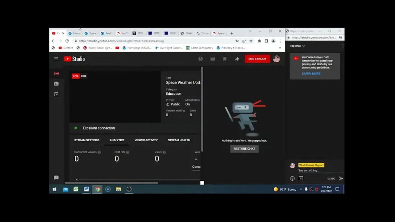 Space Weather Update Live With World News Report Today May 22nd 2022!