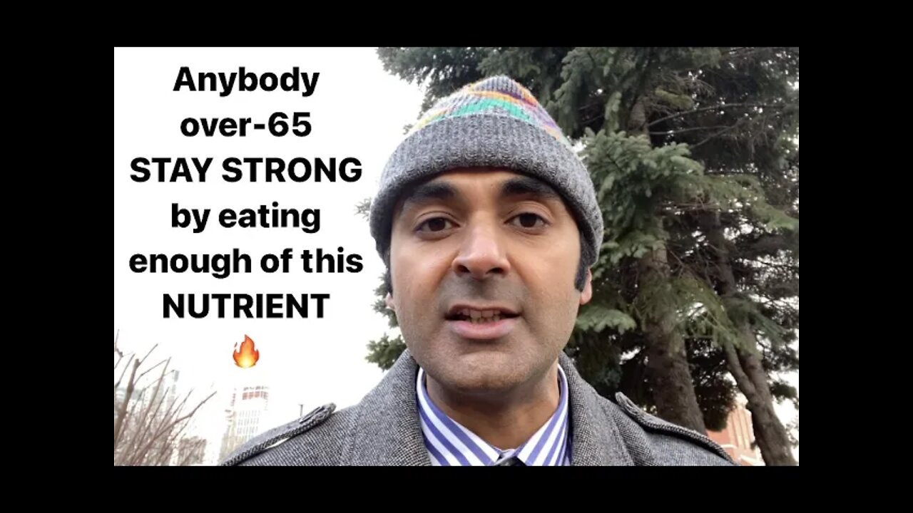 Please tell anybody OVER-65 in your life: Stay STRONG by EATING enough of this