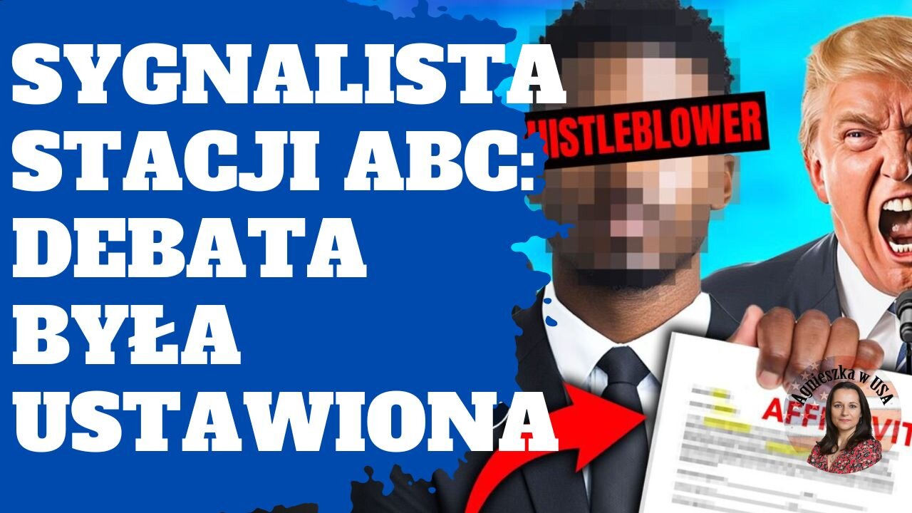Debata była ustawiona! Oświadczenie sygnalisty stacji ABC