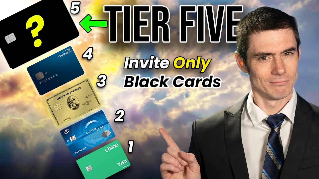 Climb the CREDIT CARD LADDER: Tier Five "Black Cards" EXPLAINED