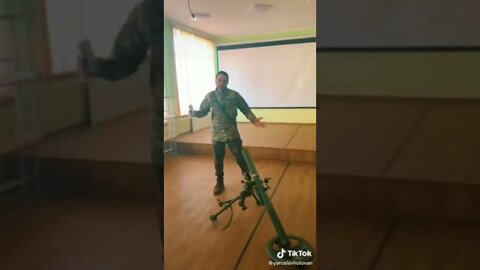 Another video showing Ukrainian Military using children's school as a military position
