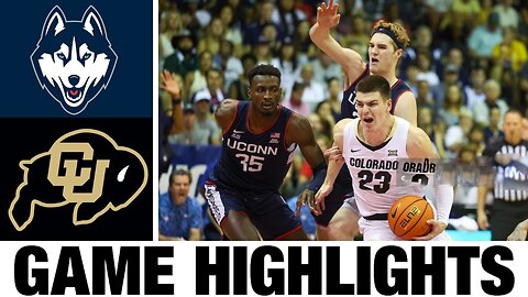 Colorado vs #2 UConn Basketball Highlights🏀NCAA Men's Basketball🏀2024 College Basketball