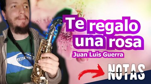 Como tocar TE REGALO UNA ROSA de Juan Luis no SAX ALTO