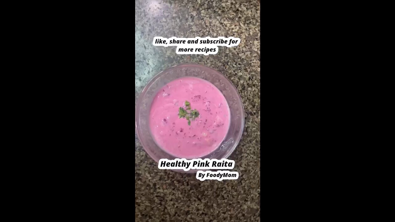 Healthy Pink Raithaš„ #shorts #shortvideo #Yummy Food # home#Funny #Viral # Comedy #Hot