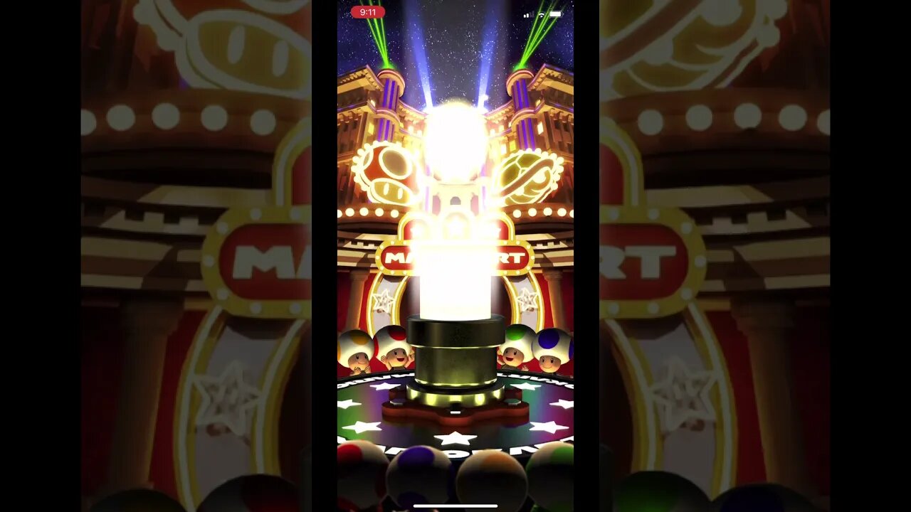 Mario Kart Tour - Fire 10 Peach Pipe Pulls (Mario vs. Peach Tour) #Shorts