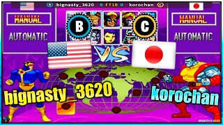 X-Men Children of the Atom (bignasty_3620 Vs. korochan) [U.S.A. Vs. Japan]