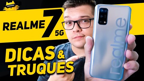 REALME 7 5G - TOP 10 DICAS & TRUQUES PARA ELE! VEM APRENDER!!