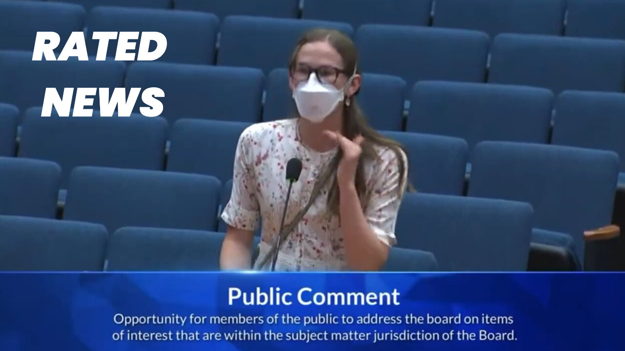 Violet Affleck Advocates for Masks and Clean Air at LA County Board