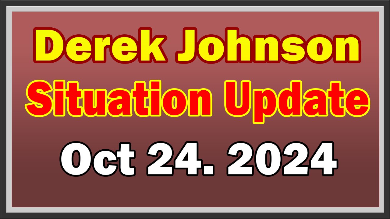 Derek Johnson Situation Update Oct 24: "Important Update By Derek Johnson & Brad Wozny"