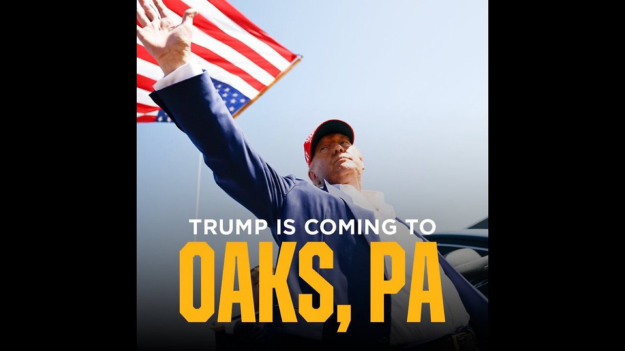 LIVE: President Trump Delivers Remarks at Town Hall in Oaks, PA - 10/14/24