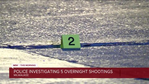 MPD investigating 5 overnight shootings