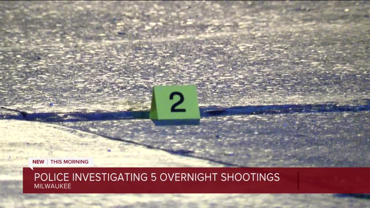 MPD investigating 5 overnight shootings