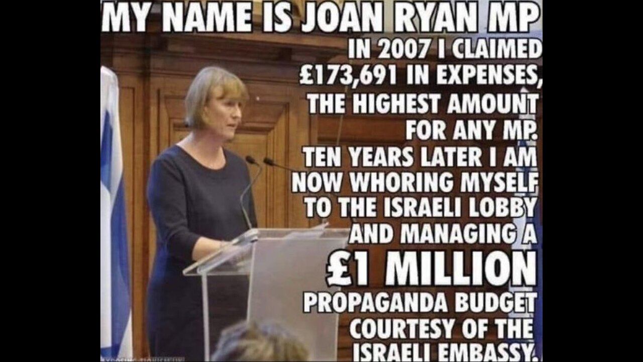 UK Labour MP Joan Ryan discusses a £1M "donation" from the Israeli Embassy with Shai Masot, an Israeli agent plotting to "take down" MPs hostile to Israel.