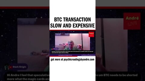 BTC transaction slow and expensive