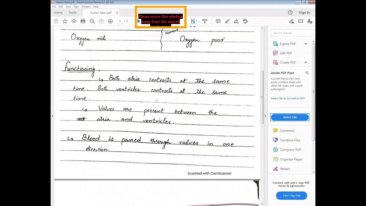 Science class 7 14 4 2021