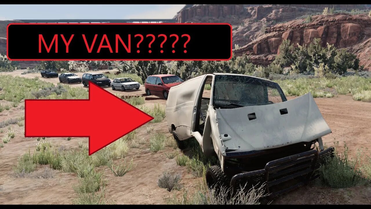 ESCAPING POLICE IN TERRIBLE VEHICLE'S ONLY (BeamNG.drive)