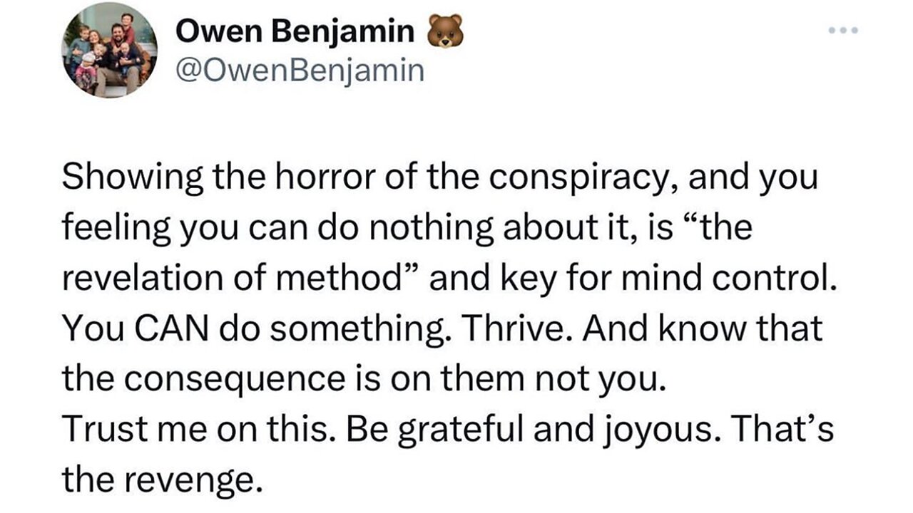 Owen Benjamin, Instagram 🐻 Encore! | February 27, 2023