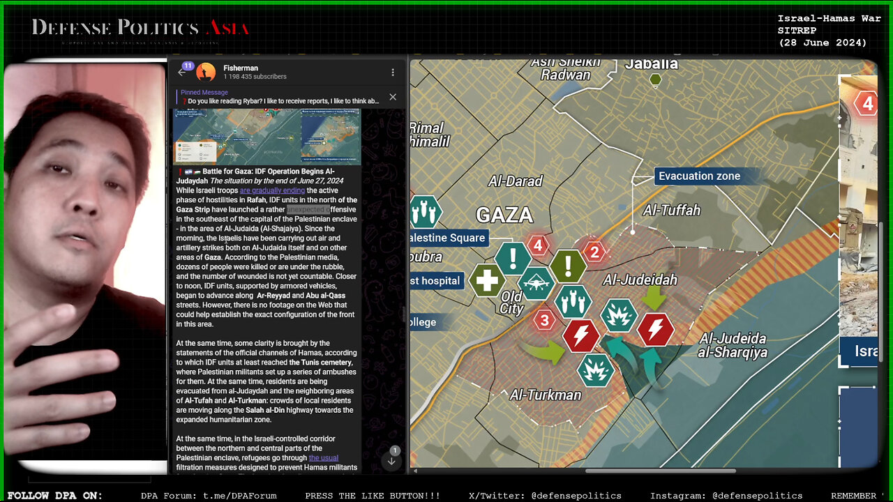 Surprise IDF offensive into Al Judaydah (Gaza City) - Israel-Hamas War SITREP