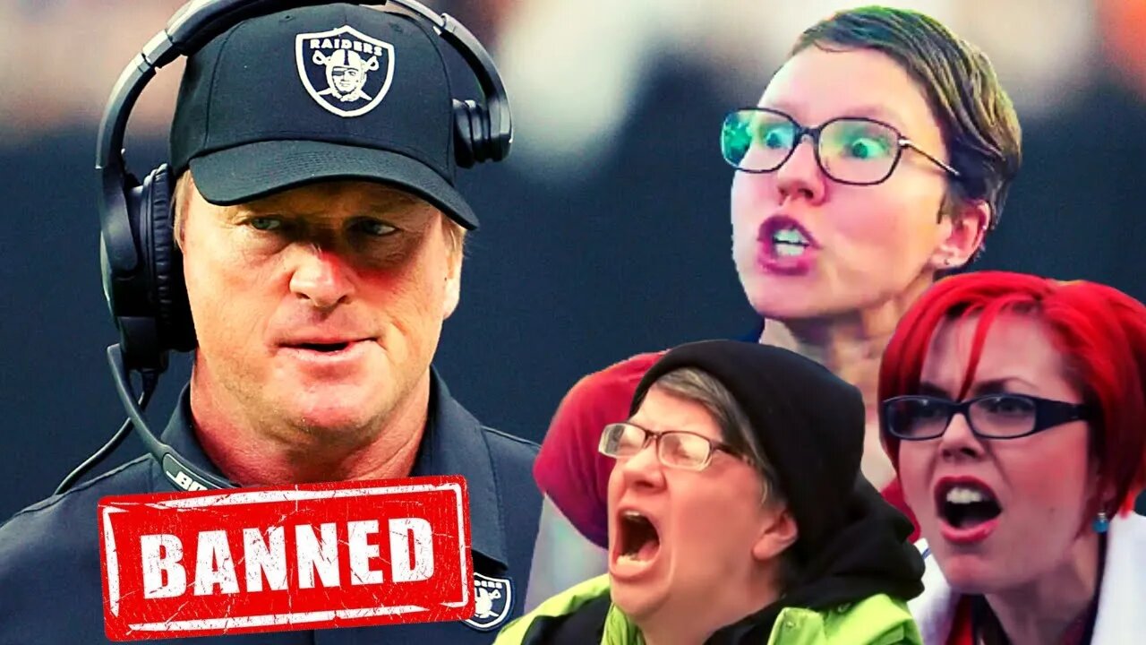 Jon Gruden Wants Back In The NFL, But Bitter Woke Women Want Him BANNED For Life!