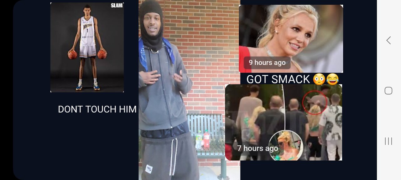 VICTOR WEMBANYAMA WAS AT MALL BRITTNEY SPEARS RAN UP GOT SMACK SECURITY CHARGES😳💯