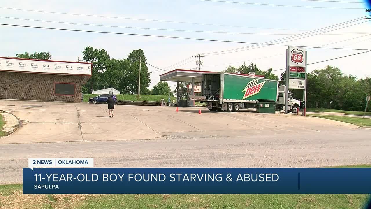 11-year-old boy found starving and abused