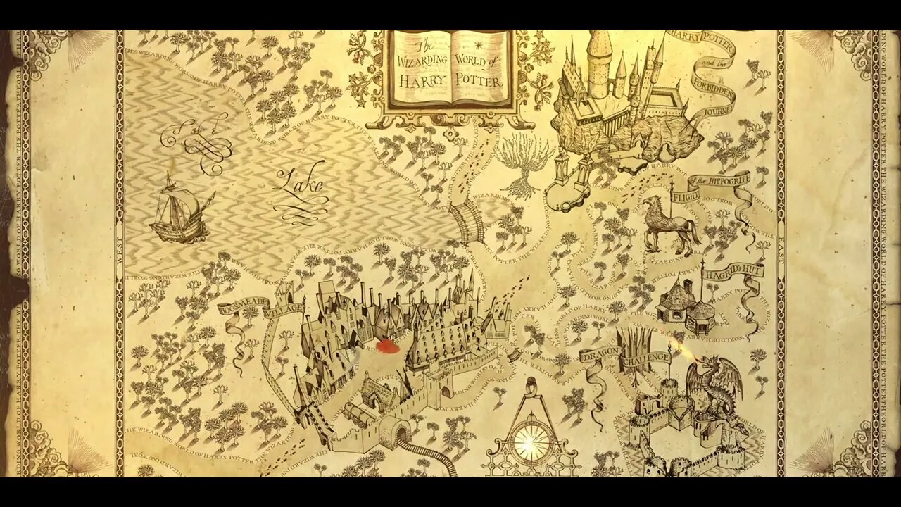 Study Music Nostalgia ff7 World Map but you're at Hogwarts | 1 Hour Music for Focus