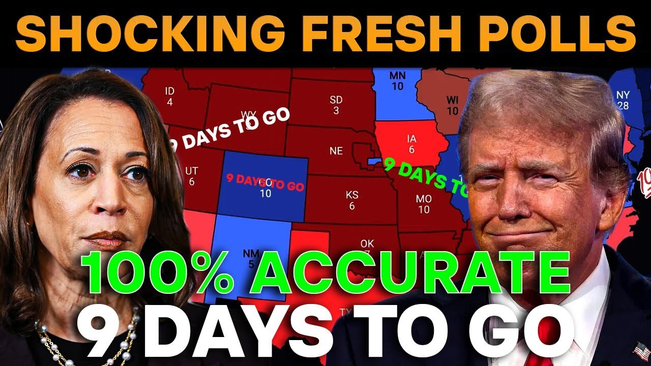 2024 Election Map Shocker: Jaw-Dropping Predictions Just 9 Days Before the Big Day!