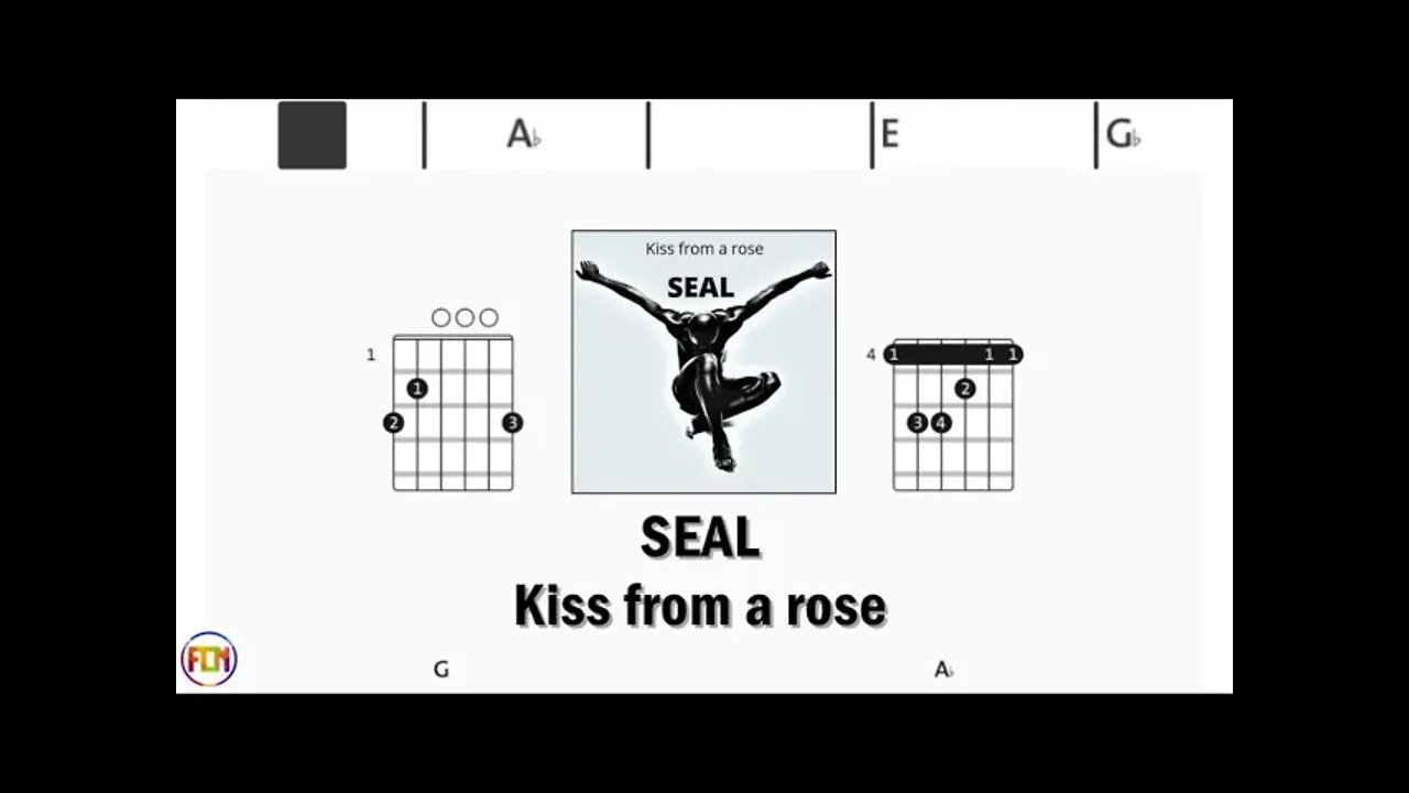 SEAL Kiss from a rose - Guitar Chords & Lyrics HD