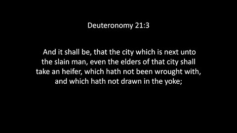 Deuteronomy Chapter 21