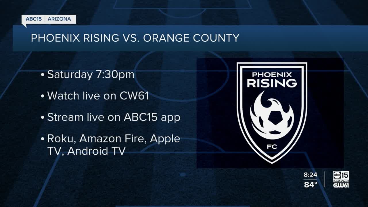 Phoenix Rising vs. Orange County set for Saturday