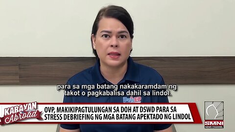 OVP, makikipagtulungan sa DOH at DSWD para sa stress debriefing ng mga batang apektado ng lindol