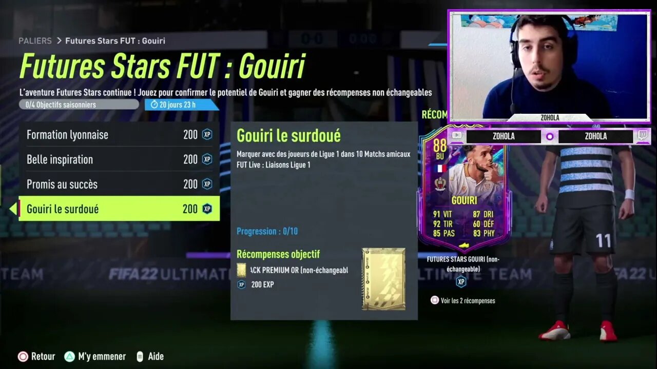 FIFA 22 comment faire gouiri futures stars facilement et rapidement