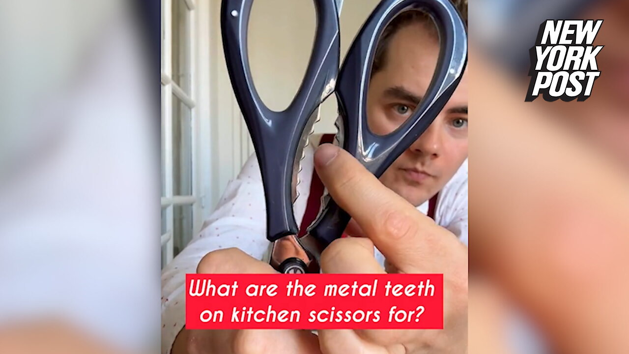 TikTokers find out what kitchen scissors are actually used for