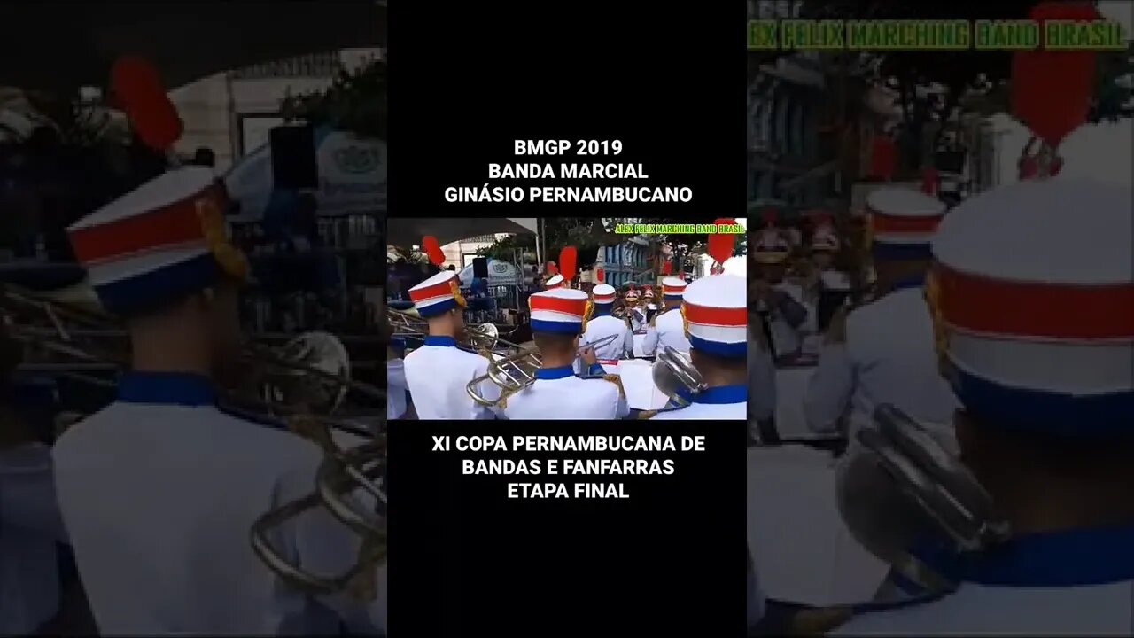 BMGP 2019 - BANDA MARCIAL GINÁSIO PERNAMBUCANO 2019 - #shorts