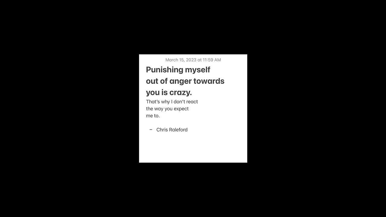 Anger - Chris Raleford