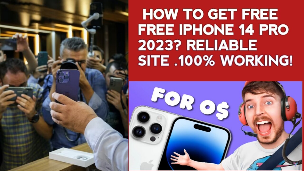 | how to get a free iphone 14 pro max 2023 / free iphone from 100% reliable site?