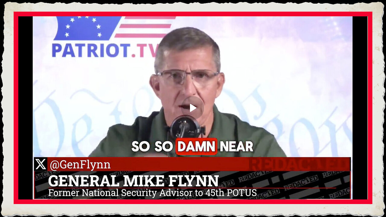 General Flynn Blows Whistle ‘Covid Was a Bioweapon Introduced to Rig 2020 Election’