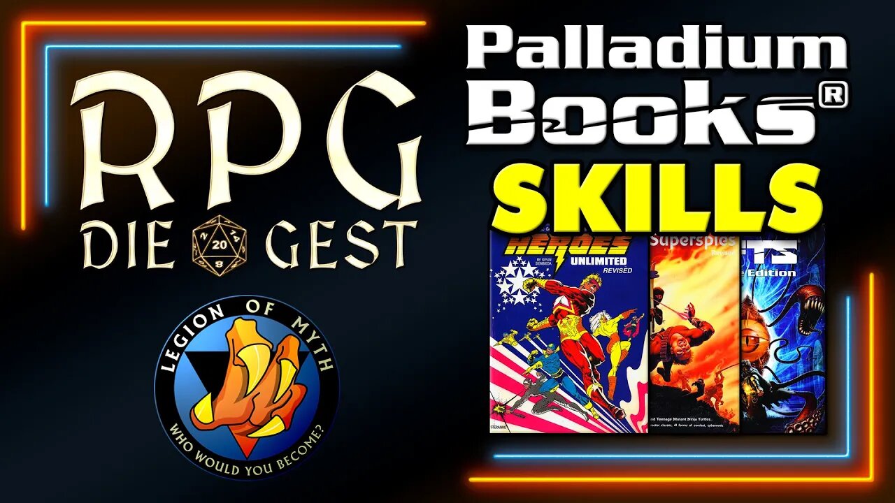 [36-1] How the Palladium Books Megaverse (tabletop RPG) skill system works