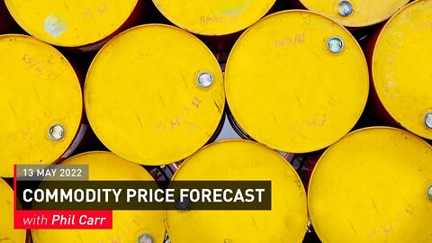 COMMODITY REPORT: Gold, Silver & Crude Oil Price Forecast: 13 May 2022