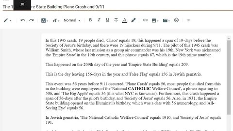 The 1945 Empire St. Building Plane Crash, 9/11, and the 93' WTC Bombing #gematria #truth #numerology