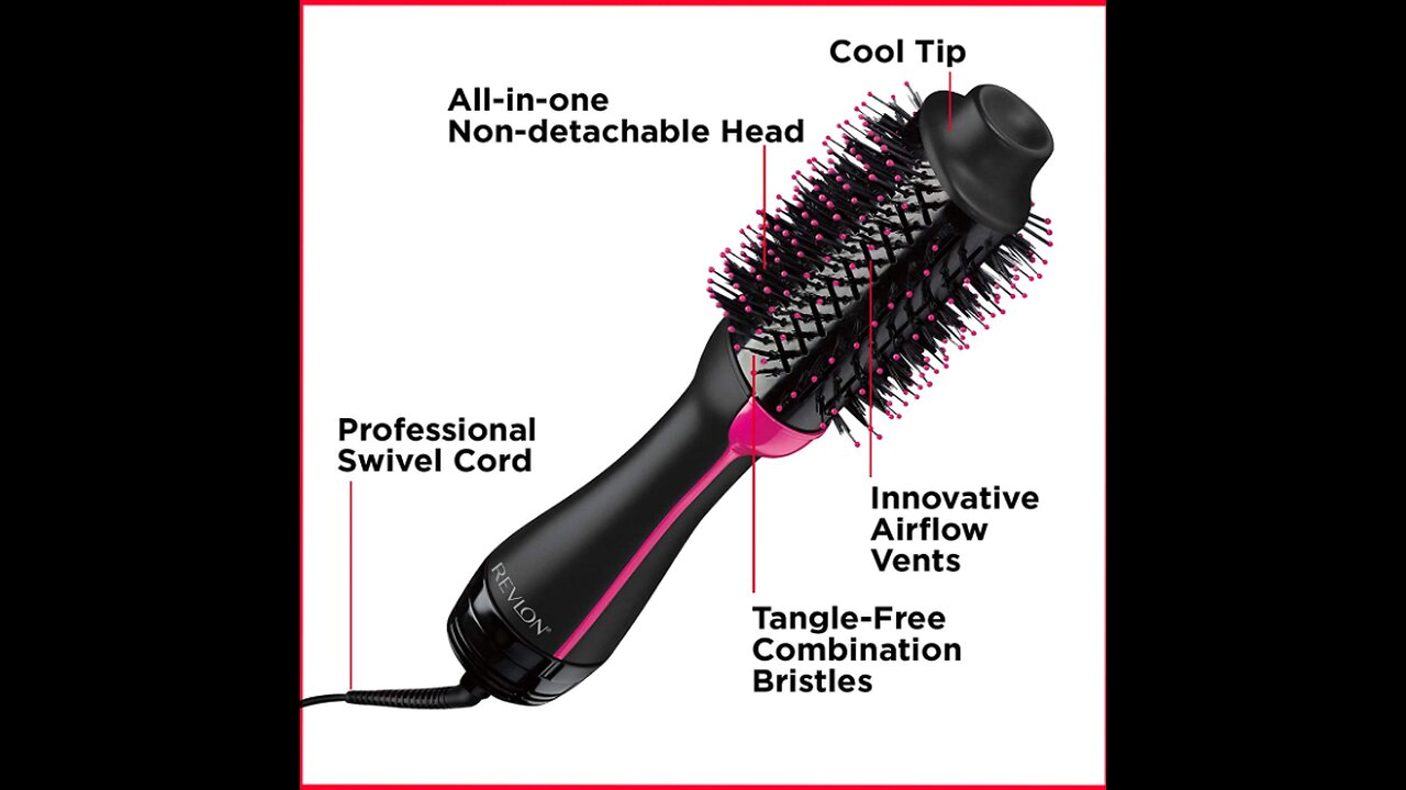 REVLON One-Step Volumizer Enhanced 1.0 Hair Dryer and Hot Air Brush