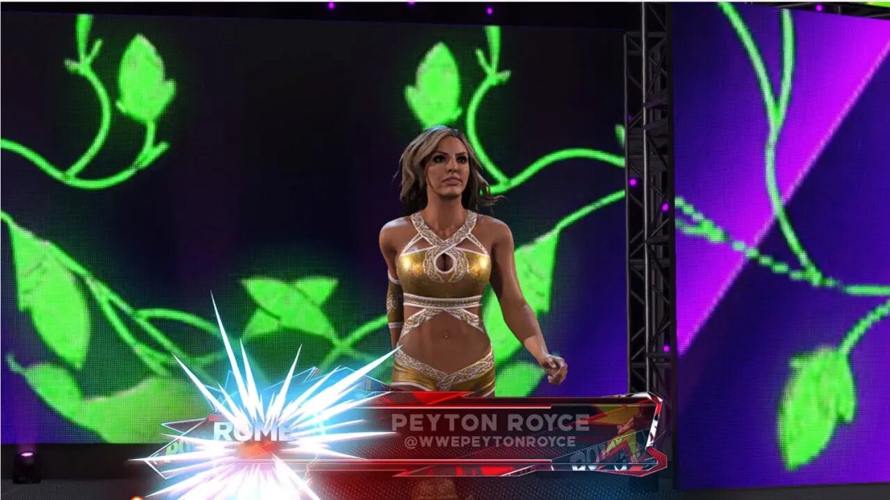 How To Deal With Wwe 2k22 Peyton Royce Entrance 2022 #shorts