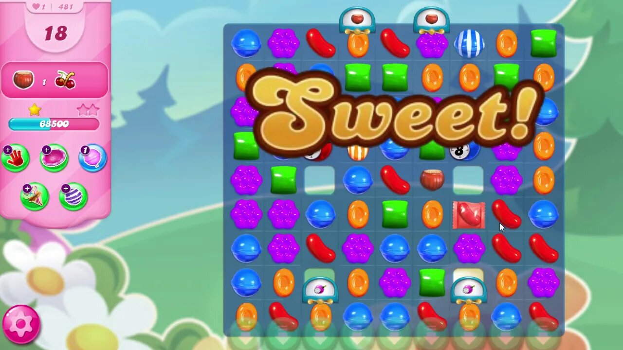 Candy Crush Saga Level 481